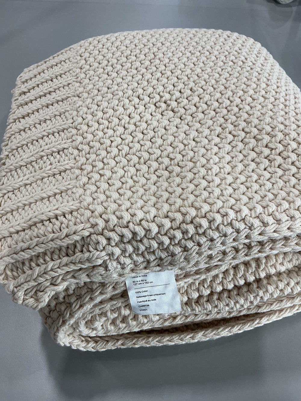 Cotton Fisherman Throw